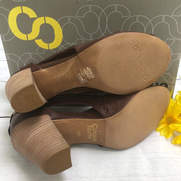 Coque Terra 1453 Brown Honey Heels/Sandals - Picture 5 of 8